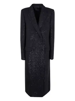TOM FORD: Пальто с блёстками 
