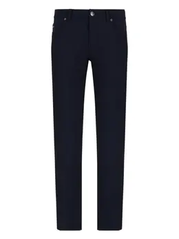 Emporio Armani: Голубые брюки 
