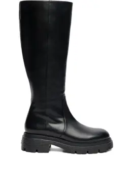 Stuart Weitzman: Чёрные ботинки 