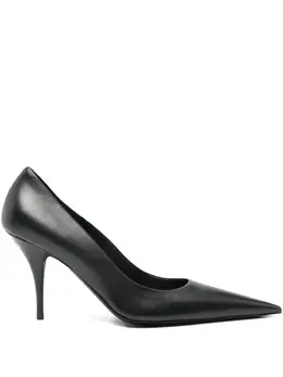 Balenciaga: Чёрные туфли 
