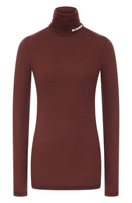 Jil Sander: Бордовый свитер 