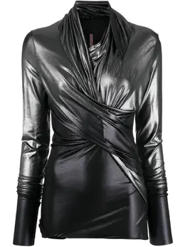 Rick Owens Lilies: Серебристый топ 
