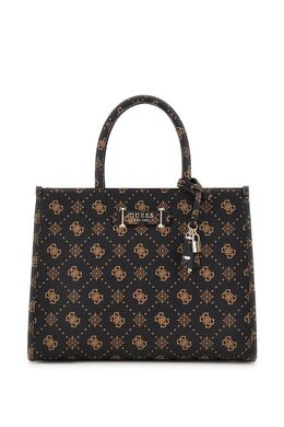 Guess: Коричневая сумка 
