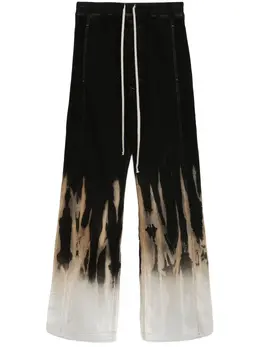 Rick Owens DRKSHDW: Чёрные брюки 