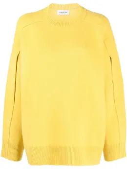 Lanvin: Трикотажный плащ 
