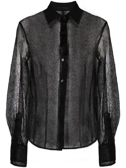 Helmut Lang: Прозрачная рубашка 