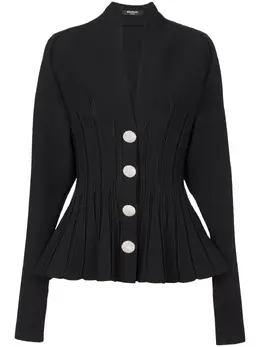 Balmain: Трикотажный кардиган 