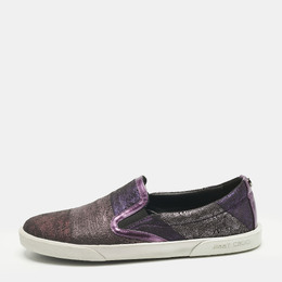 Jimmy Choo: Фиолетовые кроссовки 