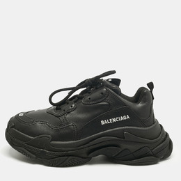 Balenciaga: Синие кроссовки  Triple S Clear Sole