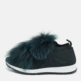 Jimmy Choo: Зелёные кроссовки 