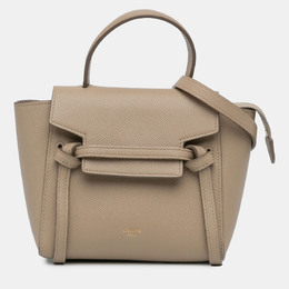 Celine: Бежевая поясная сумка 
