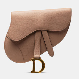 Dior: Коричневая поясная сумка 