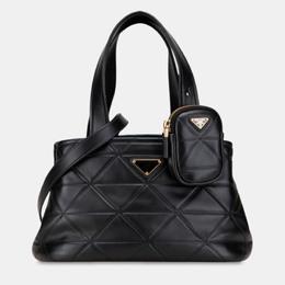 Prada: Чёрная сумка 
