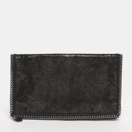 Stella McCartney: Чёрный клатч  Falabella