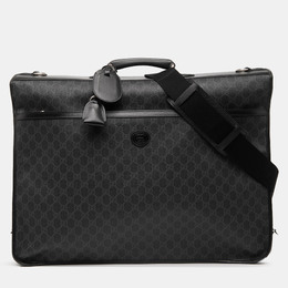 Gucci: Чёрная сумка  Interlocking G