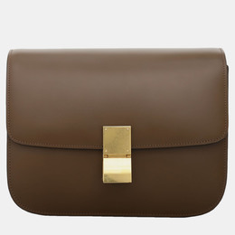 Celine: Коричневая сумка 