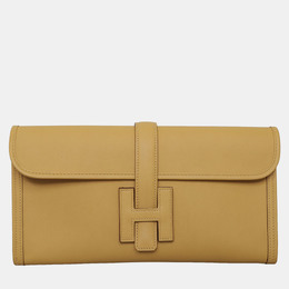 Hermes: Коричневый клатч 