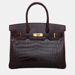 Hermes: Чёрная сумка  Birkin 30