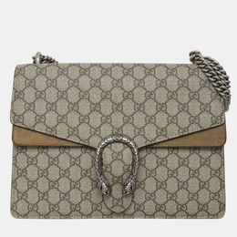 Gucci: Бежевая сумка  Dionysus