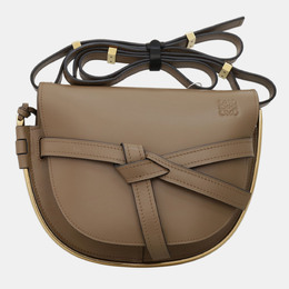 Loewe: Коричневая сумка через плечо  Gate