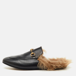 Gucci: Чёрные сабо  Princetown