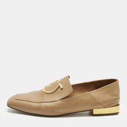 Salvatore Ferragamo: Бежевые лоферы 