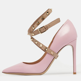 Valentino: Розовые туфли  Rockstud