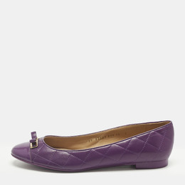 Salvatore Ferragamo: Фиолетовые балетки 