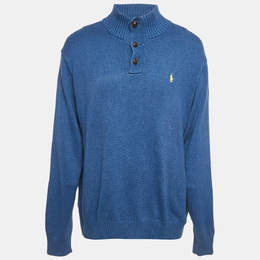 Polo Ralph Lauren: Голубой свитер 