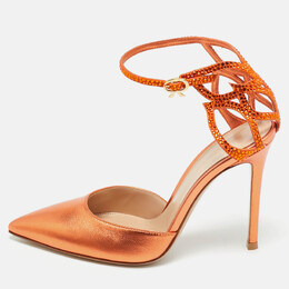 Gianvito Rossi: Оранжевые сандалии 