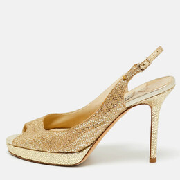Jimmy Choo: Светлые босоножки 