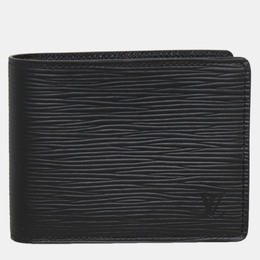 Louis Vuitton: Чёрный кошелёк  Épi