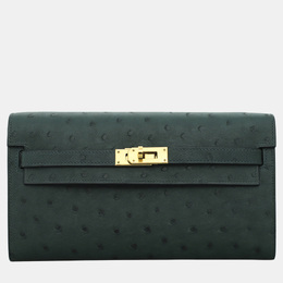 Hermes: Зелёный кошелёк  Kelly