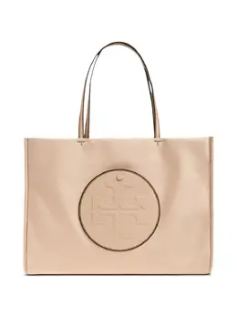 Tory Burch: Светлая сумка-шоппер  Ella