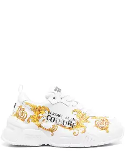 Versace Jeans Couture: Белые кроссовки 
