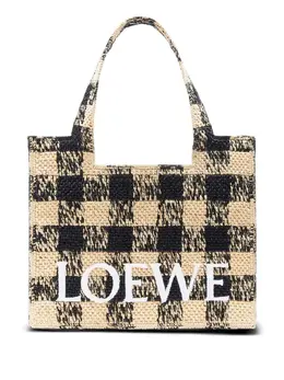 LOEWE: Бежевая сумка-шоппер 
