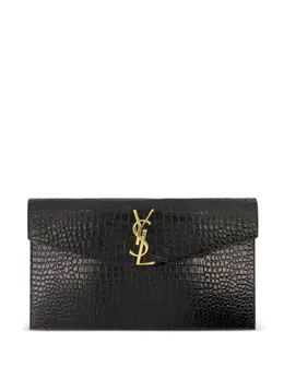 Saint Laurent: Чёрный клатч  Uptown