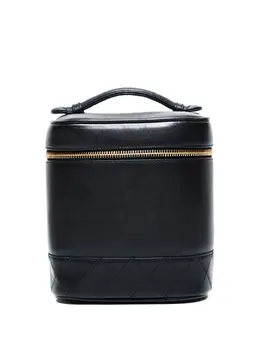CHANEL Pre-Owned: Чёрная сумка-шоппер 