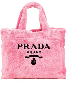 Prada Pre-Owned: Розовая сумка-шоппер 