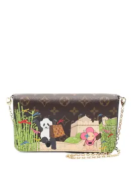Louis Vuitton Pre-Owned: Коричневый клатч 