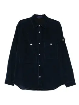 Stone Island: Синяя рубашка  Compass