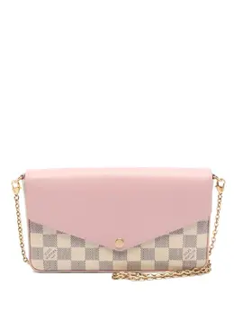 Louis Vuitton Pre-Owned: Белый клатч 