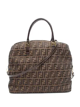 Fendi Pre-Owned: Тёмная сумка-шоппер 