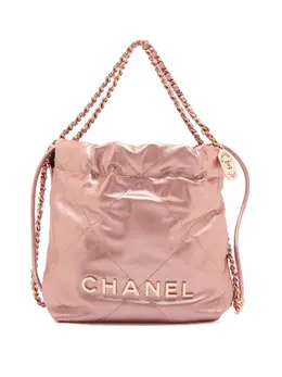 CHANEL Pre-Owned: Розовая сумка 