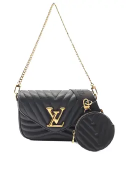 Louis Vuitton Pre-Owned: Чёрная сумка 