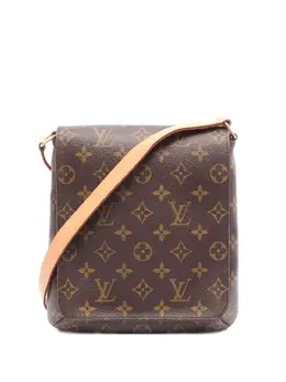 Louis Vuitton Pre-Owned: Коричневая сумка через плечо 