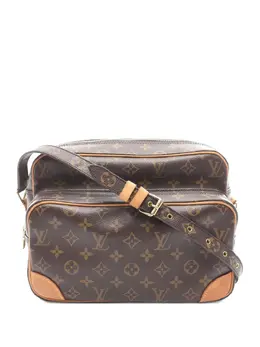 Louis Vuitton Pre-Owned: Коричневая сумка через плечо 
