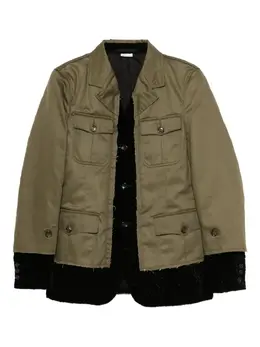 Comme des Garçons Homme Plus: Пиджаки цвета хаки 