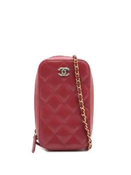 CHANEL Pre-Owned: Красная сумка через плечо 