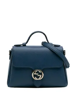 Gucci Pre-Owned: Голубая сумка 